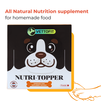 Vettofit Nutri-topper for homemade food for dogs | Everyday Balanced Nutrition for Dogs - VETTOFIT